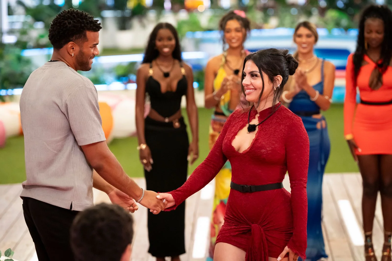 LOVE ISLAND USA  Episode 706  Pictured  Jeremiah Brown Huda Mustafa