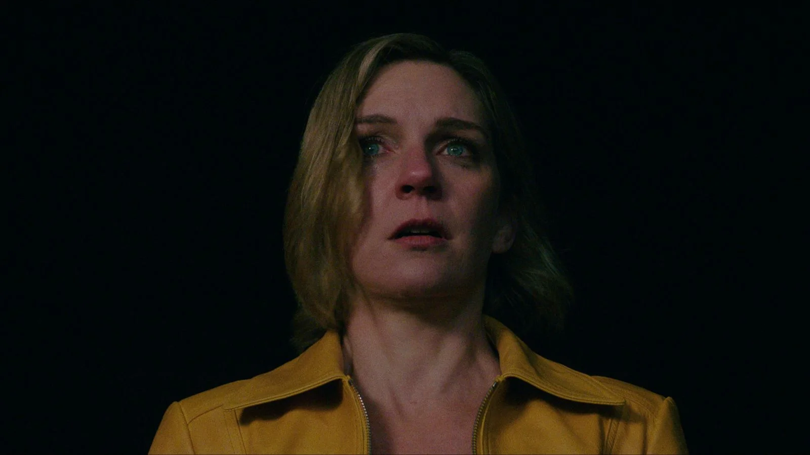 Rhea Seehorn in Pluribus now streaming on Apple TV.