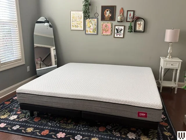 Image may contain Furniture Art Painting Bed and Plant