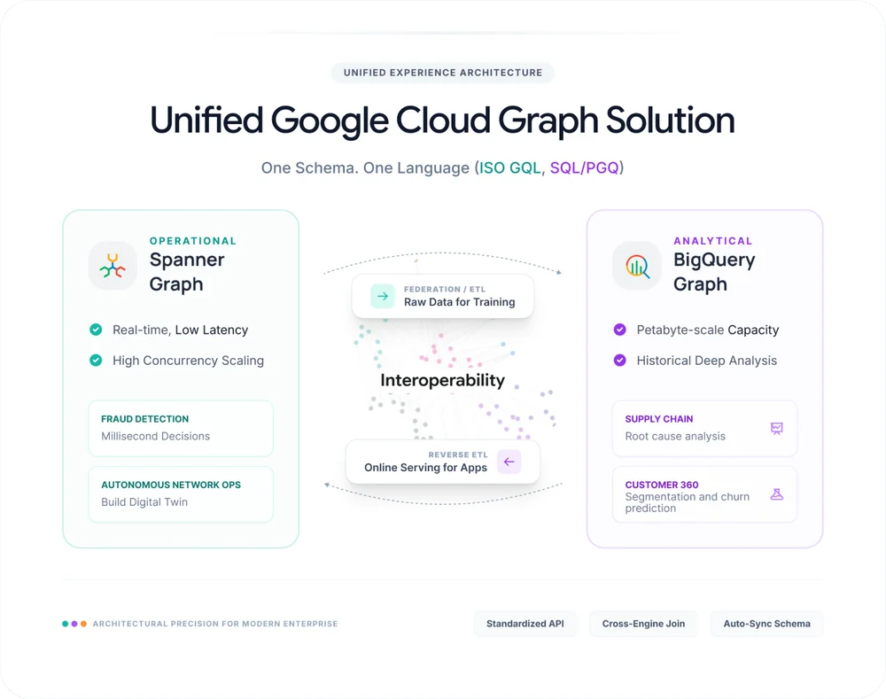 From Operational to Analytical: Building Unified Graph Solutions with Spanner and BigQuery